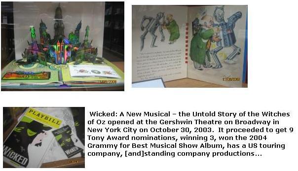 images of Wicked exhibit